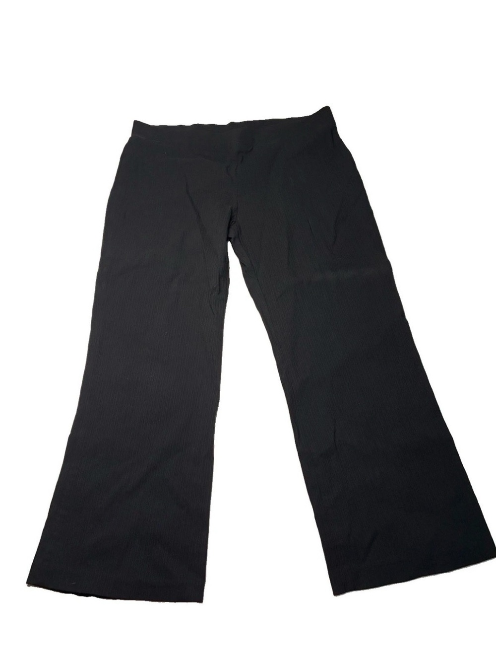 Vintage Y2k Vanity Black Solid Capri Pants Cropped Size 9 Girlhoodcore